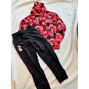 Adidas Disney Kids Mickey Mouse‎ Hoodie and Jogger Set Size Small